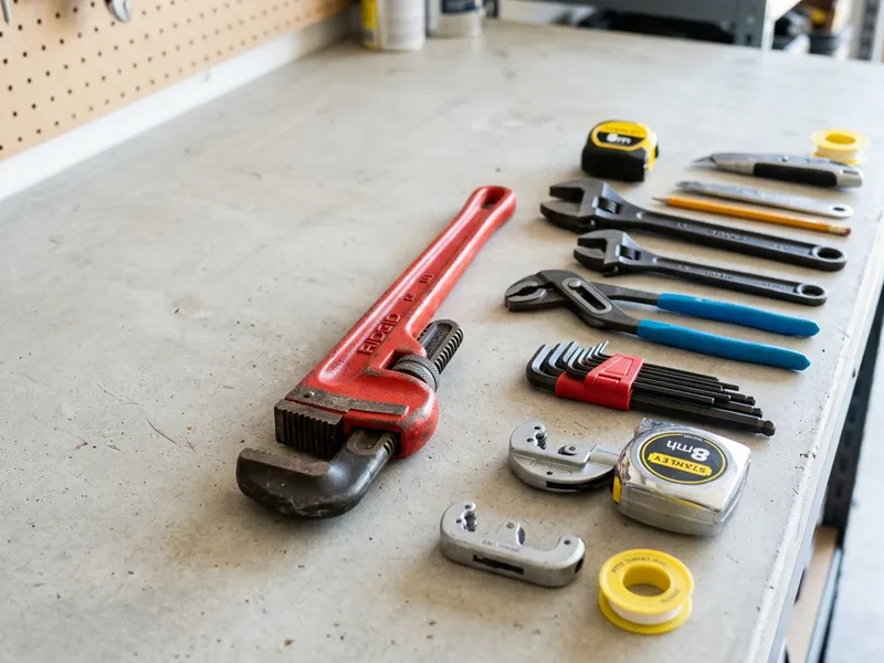 Professional plumbers in Cedar Springs, MI equipped with top-tier tools for residential and commercial plumbing services.